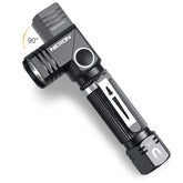 NICRON N7 flashlight with rotating head for versatile outdoor lighting during camping