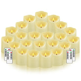 Nimiko flameless candles with remote control for easy scheduling