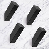 NINETREX matte black towel hook wall-mounted for organized bathroom spaces