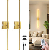 NIORSUN 28-inch wall sconce with detachable tube for quick, cordless setup.