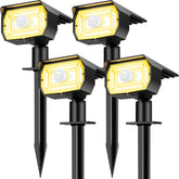 Nipify solar spot light wall-mount for outdoor lighting and security.