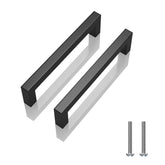 NISUOIEN 5-inch center-to-center cabinet pull in matte black for sleek kitchen cabinets