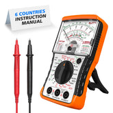 NJTY S471 analog needle multimeter front view for quick voltage and current checks