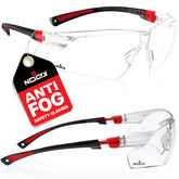 NoCry clear safety glasses with anti-fog lenses for reliable visibility