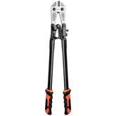 NOEAIKE 24 inch bolt cutter in a rugged metalworking setting ready for use
