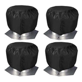 Nopwer roof turbine hood shield canvas 20x20 blocks rain and dust