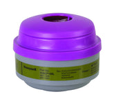 NORTH multi-contaminant P100 cartridges pack-2 for versatile protection in dusty and vapor-rich environments.