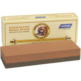 Norton combination grit benchstone showing both grit faces for edge sharpening