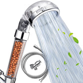 Nosame shower head with hose shows easy standard installation for quick setup.