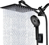Nottia 10 inch rainfall showerhead delivers full body coverage with a premium chrome finish