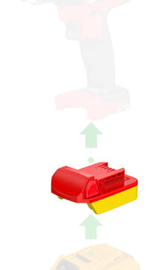 NovaQuantic adapter demonstrates Milwaukee M18 compatibility for reliable power.