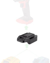 NovaQuantic Bauer 20V adapter front view for secure power linking with compatible batteries