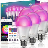 Nowepai smart bulbs with remote front view offer quick lighting control.