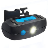 Noxgear Tracer chest lamp with 500-lumen flood beam for clear night visibility.