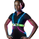 Noxgear Tracer2 front chest light improves night visibility for runners.