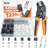 Noxtren crimping tool and connector kit case showing organized components for quick setup