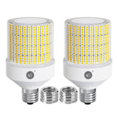 NS LED corn light 2-pack angled view for broad room illumination.
