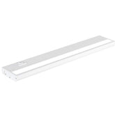 NSL LED under-cabinet light 18in white finish front view for clean task lighting