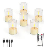 Ntewidbroansa rechargeable acrylic candle shell for durable, multi-level decor.