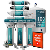 NU Aqua 7-stage under-sink filter with seven-stage filtration for clean tasting water
