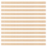 Nuanchu 12-piece unfinished 3D wood trim with a wavy edge for DIY decor.