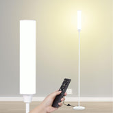 Nukanu floor lamp with remote control for effortless lighting from couch or bed