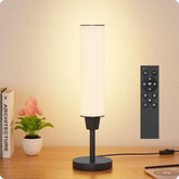 Nukanu table lamp remote on bedside for convenient lighting control