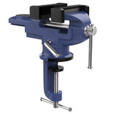 Nuovoware table vise with 3-inch jaw opening for secure, adjustable clamping.