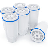 NUTTUTO water filter packaging showing a 2-pack compatible with Zero Pitcher models for eco savings