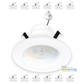 NUWATT 4-inch MR16 recessed light provides diffused, flicker-free illumination for kitchens and living spaces.