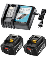 Nyveyoo 18V battery 2-pack provides extended runtime for Makita tools.