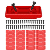 NyVoozy red feet mounting system for Packout wall-mount keeps tools organized and accessible