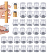 OASMU chair-leg protectors pack shot - smooth glide on wooden floors