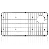 Obida CTXBG2814 Crosstown basin rack front view showing silicone pads for sink protection