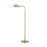 O'Bright Nova adjustable floor lamp with flexible gooseneck for precise reading angles.