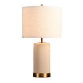 O’Bright Dune cream white ceramic base cord-free ambiance