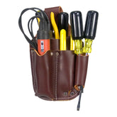 Occidental Leather Electrician's Pocket Caddy on a belt for quick tool access