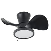 ocioc quiet ceiling fan 22-inch with LED light for airy rooms and small spaces
