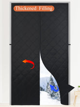 Odocovo magnetic door curtain with full-length magnets seals the doorway.