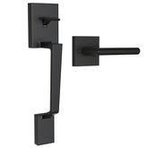 Ohuhu matte black exterior door handle for a sleek, durable entry.