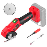 Ohyes cordless electric scissors Milwaukee 18V front view with ergonomic grip for comfortable handling