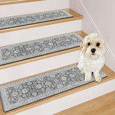 OJIA non-slip stair treads provide secure grip on wood stairs