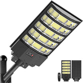 OKPRO 10000W solar street light with wide-angle beam for large outdoor areas