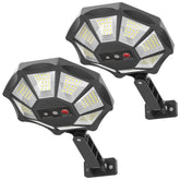 OKPRO solar lights with eight-sided octagonal design for wide area illumination