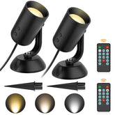Olafus dimmable spotlight with remote control highlights artwork subtly.
