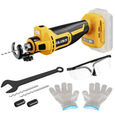 OLIBUY cordless drywall cut-out tool in use for clean sheetrock cuts.