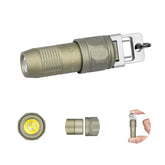 OLIGHT iUltra demonstrating O-aluminum durability against scratches on daily carry