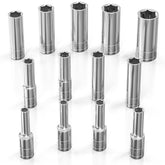 Olsa Tools SAE deep socket set overview with chrome finish for durability