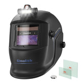 Omolith welding helmet with a large view for precise TIG and MIG work