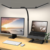 Omorepa 3-light bar gooseneck desk lamp with clip provides versatile task lighting.